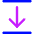 Arrow Align Move Down Bottom Icon from Core Neon Set