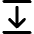 Arrow Align Move Down Bottom Icon from Core Remix Set