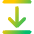 Arrow Align Move Down Bottom Icon from Core Gradient Set