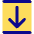 Arrow Align Move Down Bottom Icon from Core Pop Set