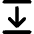 Arrow Align Move Down Bottom Icon from Core Solid Set