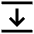 Arrow Align Move Down Bottom Icon from Sharp Solid Set