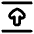 Arrow Align Move Up Top Icon from Plump Remix Set