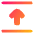 Arrow Align Move Up Top Icon from Plump Gradient Set
