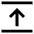Arrow Align Move Up Top Icon from Sharp Solid Set