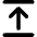 Arrow Align Move Up Top Icon from Core Solid Set