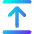 Arrow Align Move Up Top Icon from Core Gradient Set