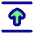Arrow Align Move Up Top Icon from Plump Pop Set