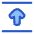 Arrow Align Move Up Top Icon from Plump Duo Set
