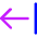 Arrow Left Return Icon from Core Neon Set