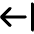 Arrow Left Return Icon from Core Remix Set