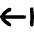 Arrow Left Return Icon from Flex Solid Set