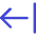 Arrow Left Return Icon from Core Duo Set