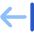 Arrow Left Return Icon from Core Flat Set