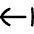 Arrow Left Return Icon from Flex Line Set