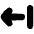 Arrow Left Return Icon from Plump Solid Set