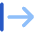 Arrow Right Start Icon from Core Flat Set