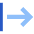 Arrow Right Start Icon from Sharp Flat Set