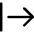 Arrow Right Start Icon from Core Line Set