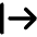 Arrow Right Start Icon from Core Solid Set