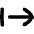 Arrow Right Start Icon from Flex Solid Set