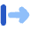 Arrow Right Start Icon from Plump Flat Set