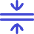 Arrows Compress Flatten Icon from Flex Duo Set