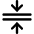 Arrows Compress Flatten Icon from Core Line Set
