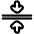 Arrows Compress Flatten Icon from Plump Line Set