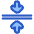 Arrows Compress Flatten Icon from Plump Duo Set