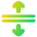 Arrows Expand Icon from Plump Gradient Set