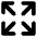 Line Arrow Expand Icon from Core Solid Set