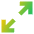 Line Arrow Expand Diagonal 1 Icon from Sharp Gradient Set