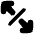 Line Arrow Expand Diagonal 4 Icon from Plump Solid Set