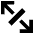 Line Arrow Expand Diagonal 4 Icon from Sharp Remix Set