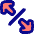 Line Arrow Expand Diagonal 4 Icon from Plump Pop Set