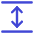 Line Arrow Expand Vertical Icon from Core Duo Set