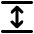 Line Arrow Expand Vertical Icon from Core Remix Set