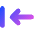 Line Arrow Move Left 1 Icon from Core Gradient Set