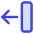Line Arrow Move Left 2 Icon from Core Duo Set