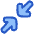 Line Arrow Shrink Diagonal 1 Icon from Plump Duo Set
