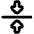 Triangle Arrow Align Center Icon from Plump Remix Set