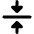 Triangle Arrow Align Center Icon from Core Remix Set