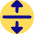 Triangle Arrow Align From Center Icon from Core Pop Set