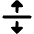 Triangle Arrow Align From Center Icon from Core Remix Set