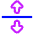 Triangle Arrow Align From Center Icon from Plump Neon Set