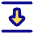 Triangle Arrow Align Move Down Bottom Icon from Plump Pop Set