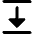 Triangle Arrow Align Move Down Bottom Icon from Core Remix Set