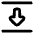 Triangle Arrow Align Move Down Bottom Icon from Plump Remix Set