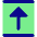 Triangle Arrow Align Move Up Top Icon from Core Pop Set